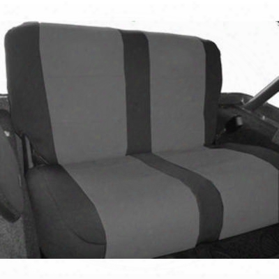 Coverking Neoprene Rear Seat Cover (black/charcoal) - Spc173