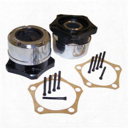 Crown Automotive Manual Locking Hub Set (chrome ) - 400526