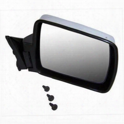 Crown Automotive Chrome Manual Mirror (black) - 82200315