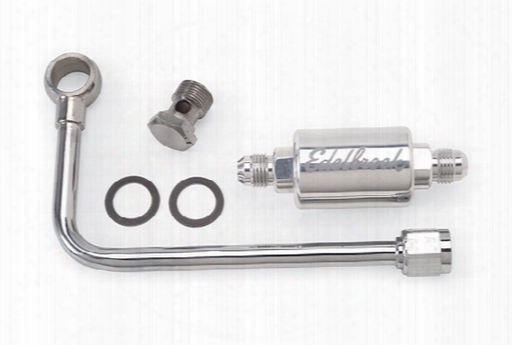 Edelbrock Single Feed Fuel Inlet And Filter Kits