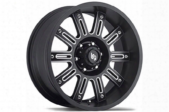 Lrg Rims Lrg102 Black Machined Finish Wheels