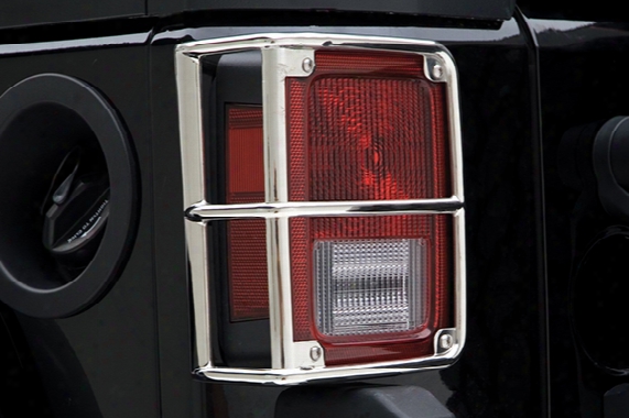 2012 Jeep Wrangler Smittybilt Euro Tail Light Guards
