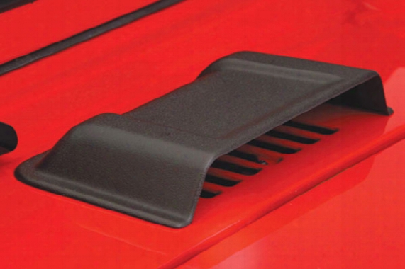 Jeep Wrangler Ram Air Hoods - Bushwacker Jeep Hood Scoop