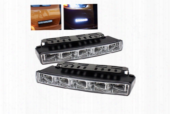 Spyder Led Daytime Running Lights (drl) Cbl-yd-drl-ea-c Universal White Led