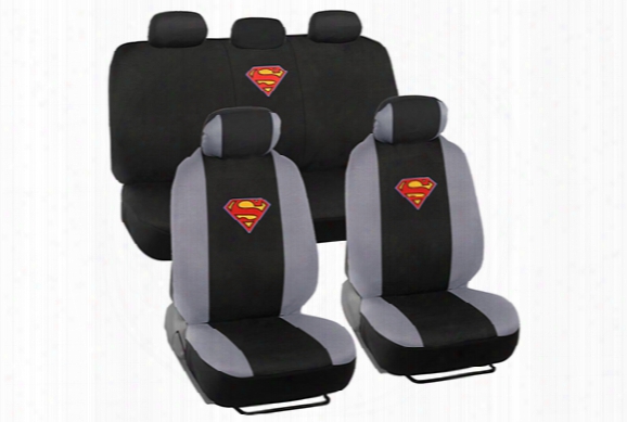 Bdk Superman Seat Covers Wbsc- 1604 Superman Seat Covers