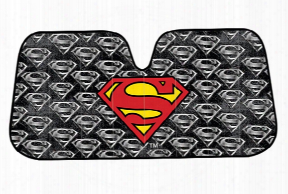 Bdk Superman Windshield Sun Shade Wbas-1601 Superman Windshield Sun Shade