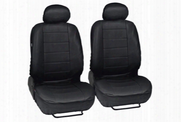 Proz Leatherette Seat Covers Aa- Sc-4930-bk 4 Piece Set