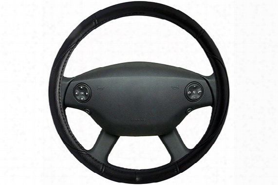 Proz Classic Leatherette Steering Wheel Cover Aa-sw-161-bk