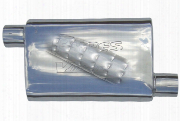 Pypes Violator Mufflers Mvv10s Offset Inlet / Offset Outlet