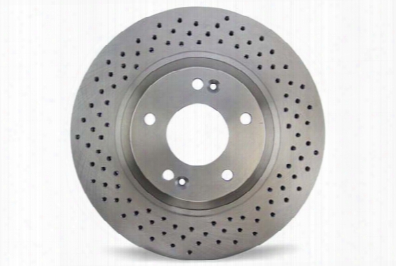 2005 Chevy Corvette Centric C-tek Drilled Brake Rotors
