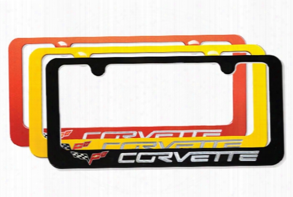Elite Automotive Corvette Paint-matched License Plate Frames