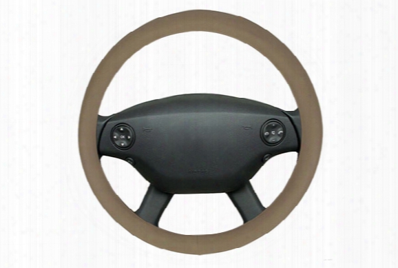 Motor Trend Perforated Leatherette Steering Wheel Cover