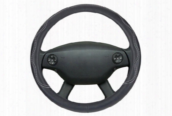 Motor Trend Performance Grip Leatherette Steering Wheel Cover