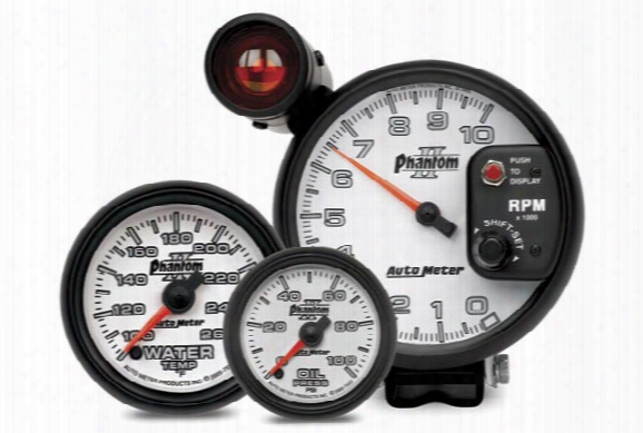 Autometer Phantom Ii Gauges, Autometer - Automotive Gauges - Gauges