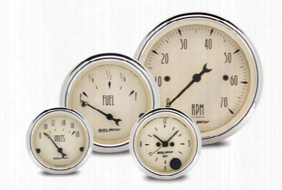 Autometer Street Rod Antique Beige Gauges, Autometer - Automotive Gauges - Gauges