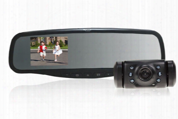 Yada Rearview Mirror Monitor Wireless Backup Camera System
