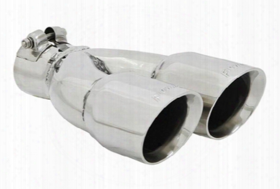 Flowmaster Dual Round Angle-cut Exhaust Tip