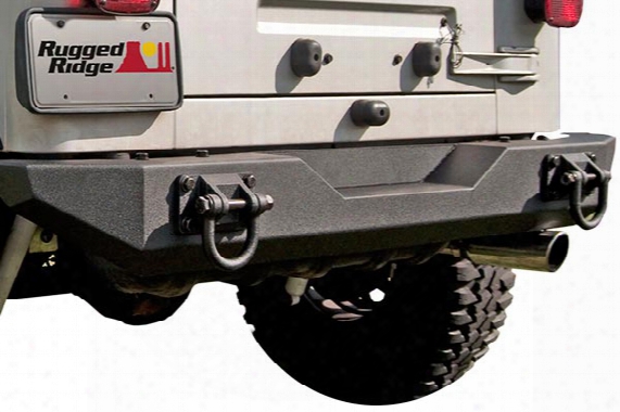 2006 Jeep Wrangler Rugged Ridge Xhd Rear Bumpers 11546.10 Rear Xhd Bumper