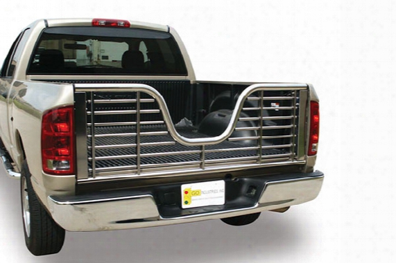 2010 Dodge Ram Go Industries Air Flow 5th Wheel Tailgate - Stainless