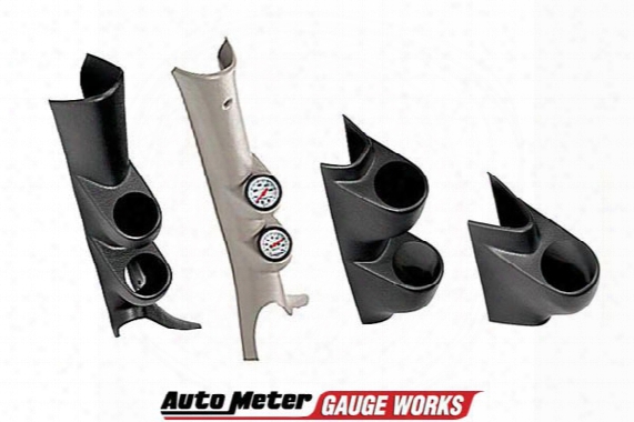 Gauge Works A-pillar And Pod Mounts By Autometer, Autometer - Automotive Gauges - Gauge Mounts