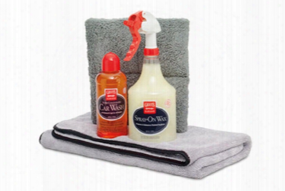 Griot's Garage Weekend Therapy Car Wash Kit - Spray Wax Car Wash Kit