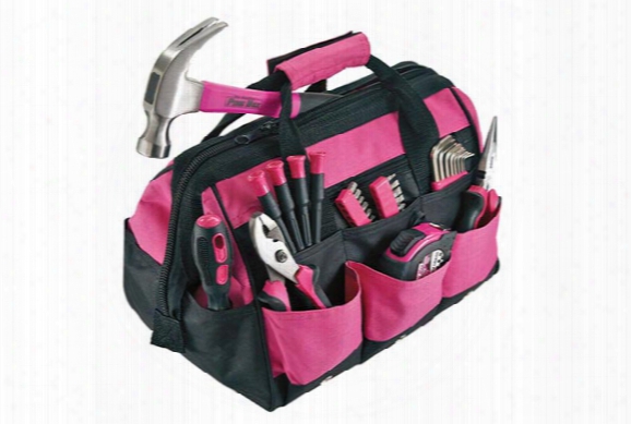 Pink Box Home Repair Set - Pink Box Home Tool Kits - Pink Hand Tools