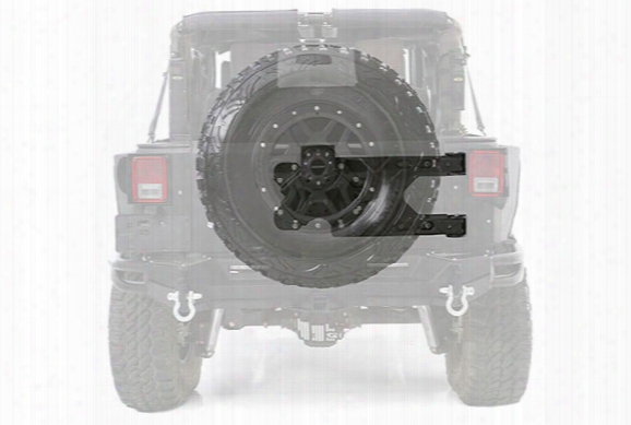 2015 Jeep Wrangler Smittybilt Pivot Heavy Duty Oversize Tire Carrier 2843 Pivot Heavy Duty Oversize Tire Carrier