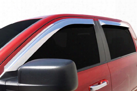 2006 Cadillac Escalade Egr Tape-on Chrome Window Visors 61524