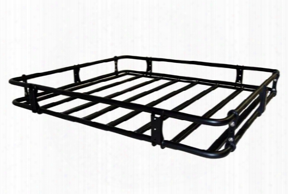 2007 Jeep Wrangler Off Camber Fabrication Cargo Basket By Mbrp