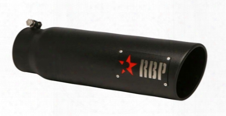 Rbp Round Exhaust Tips 45004-7r Standard Series - Passenger Side