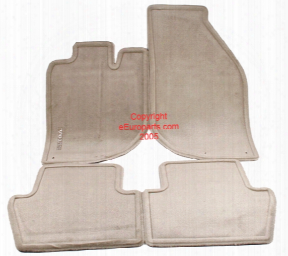 Floor Mat Set (light Gray Oak) - Genuine Volvo 9177942