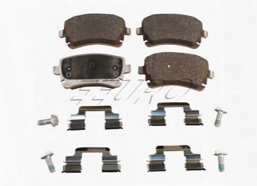 Disc Brake Pad Set - Rear - Genuine Audi 4b3698451a