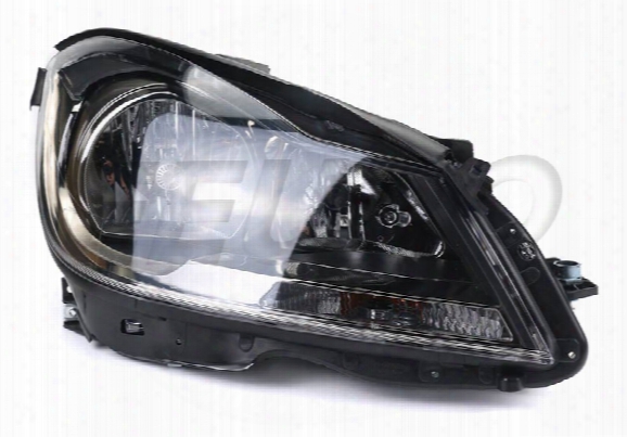 Headlight Assembly - Passenger Side (halogen) (gray Bezel) (nsf) Mercedes 2048200039