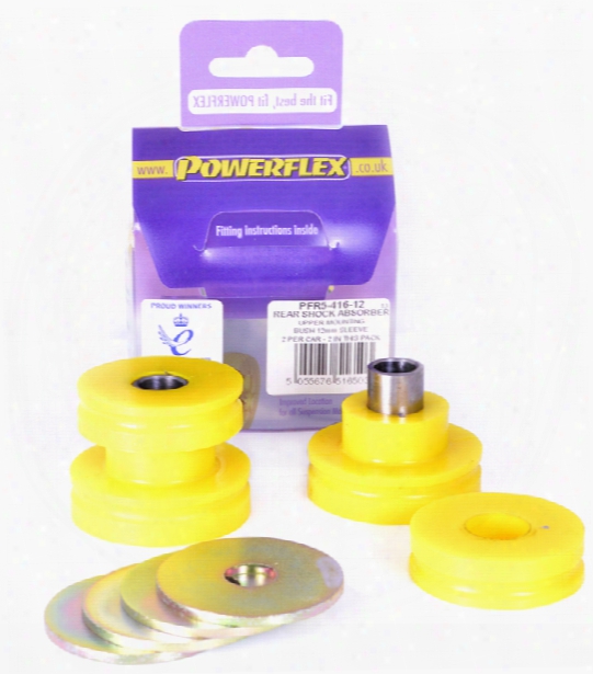 Powerflex Black Shock Mount Bushing Set - Rear (12mm) Bmw 33506771738