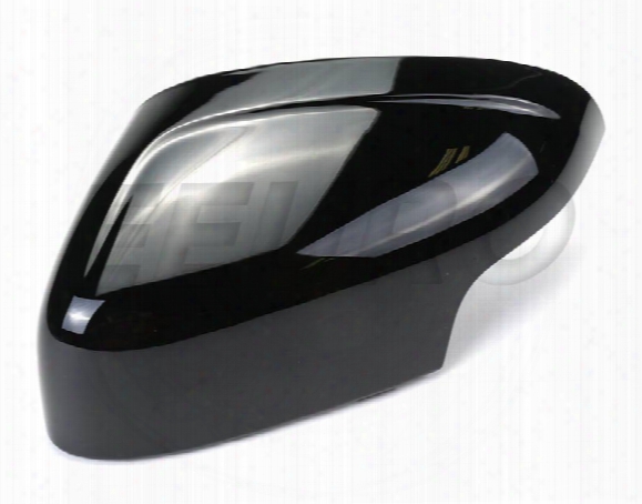 Side Mirror Cover - Driver Side (black) (code 019) - Genuine Volvo 39853089