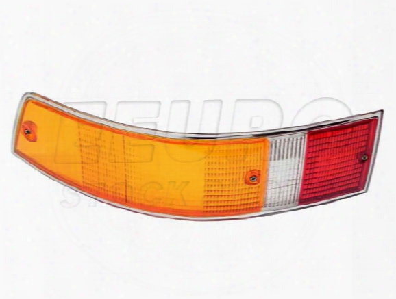 Tail Light Lens - Driver Side (european Amber Version With Silver Trim) Porsche 91163192303