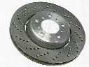 Disc Brake Rotor - Front Driver Side (325mm) (Cross-Drilled) BMW 34112282801
