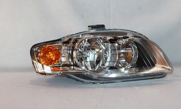Tyc Headlight Assembly - Passenger Side (halogen) (nsf) Audi 8e0941004al