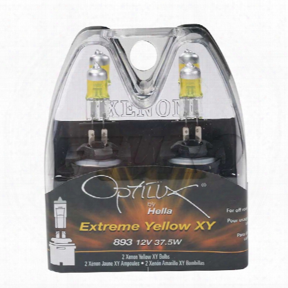 Light Bulb Set (893) (12v 37.5w) (optilux Extreme Yellow) - Hella H71071192