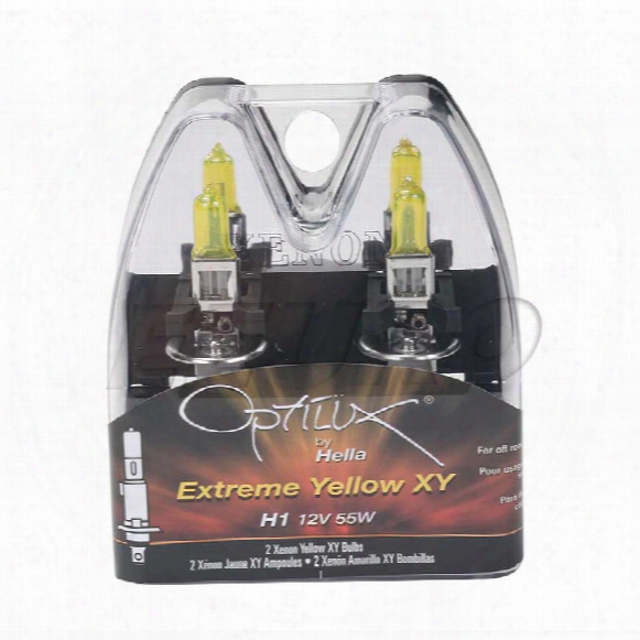 Light Bulb Set (h1) (12v 55w) (optilux Extreme Yellow) - Hella H71070642