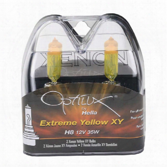 Light Bulb Set (h8) (12v 35w) (optilux Extreme Yellow) - Hella H71071072