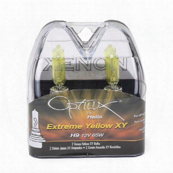 Light Bulb Set (h9) (12v 65w) (optilux Extreme Yellow) - Hella H71071092