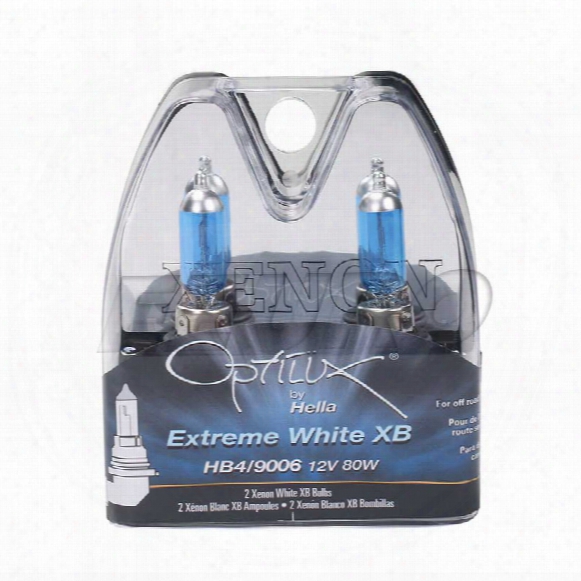 Light Bulb Set (hb4/9006) (12v 80w) (optilux Extreme White) - Hella H71070367