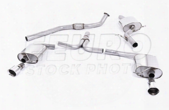 Vw Exhaust System Kit (cat-back) (performance) (resonated) (auto Trans) (dual Outlet Tips)