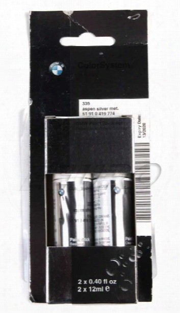 Touch-up Paint (code 339) (aspen Silver) - Genuine Bmw 51910419774