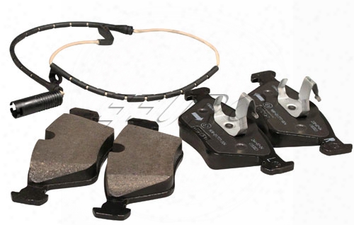 Disc Brake Pad Set - Front (w/ Sensor) - Genuine Bmw 34112157587