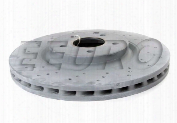 Disc Brake Rotor - Front (330mm) - Genuine Mercedes 2034211312