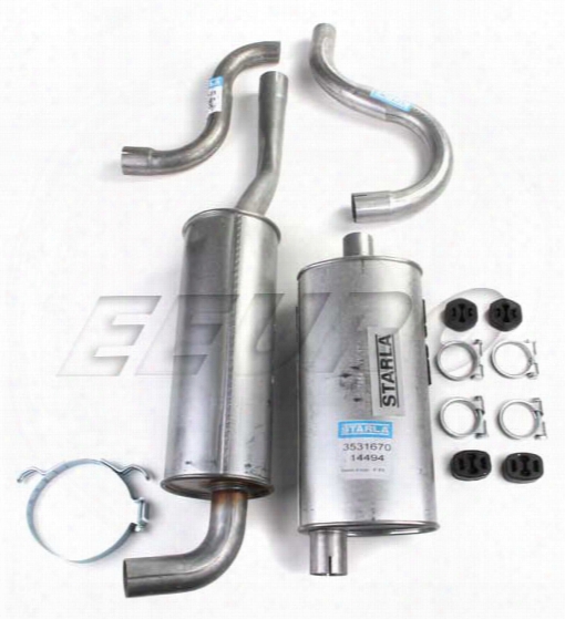 Volvo Exhaust System Kit (straight Tab Muffler Bracket) - Eeuroparts.com Kit