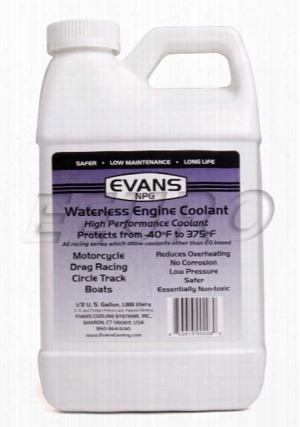Engine Coolant Antifreeze (original) (1/2 Gallon) - Evans Cooling Ec10064