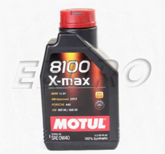 Engine Oil (0w40) (1 Liter) (x-max) - Motul 104531 Porsche